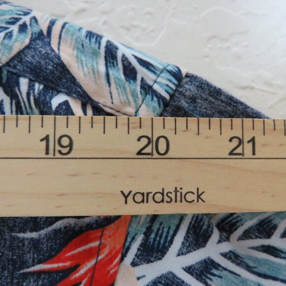 Molokai Surf Co.* Men's Short Sleeve Button Down Curved Hem Pocket Shirt~ XXL‎ - Picture 8 of 13